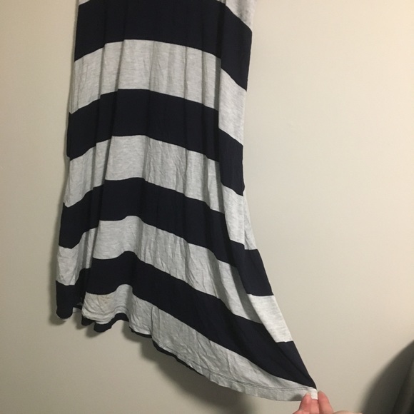 Gap Skirt | Small | Gary and Navy Stripes - Picture 2 of 7